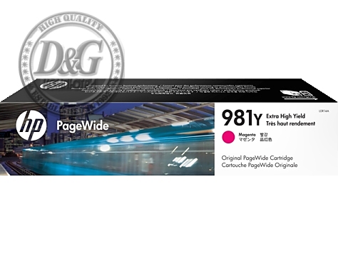 HP 981Y Extra High Yield Magenta Original PageWide Cartridge