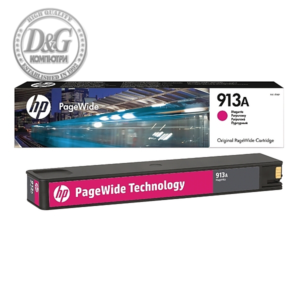 HP 913A Magenta Original PageWide Cartridge