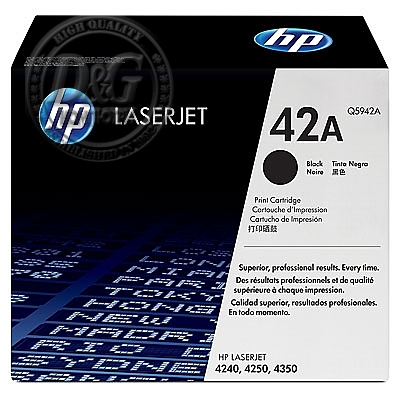 HP 42A Black LaserJet Toner Cartridge