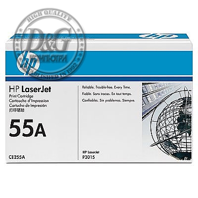 HP 55A Black LaserJet Toner Cartridge