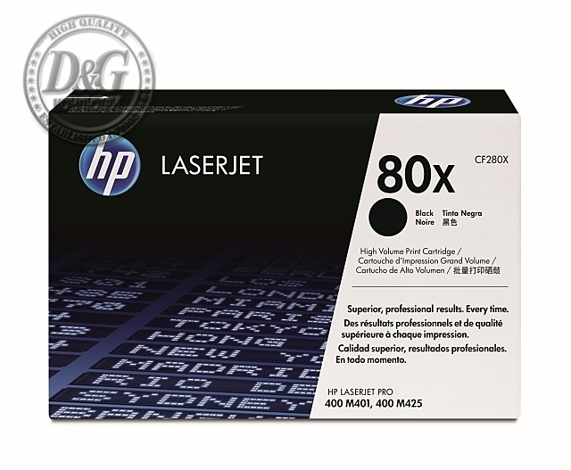 HP 80X Black LaserJet Toner Cartridge