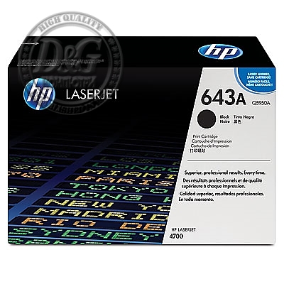 HP 643A Black LaserJet Toner Cartridge