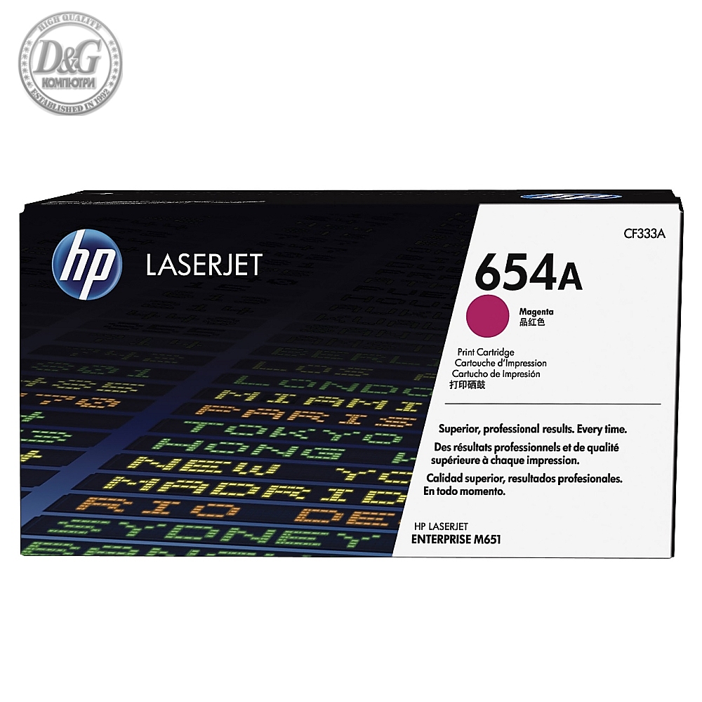 HP 654A Magenta Original LaserJet Toner Cartridge