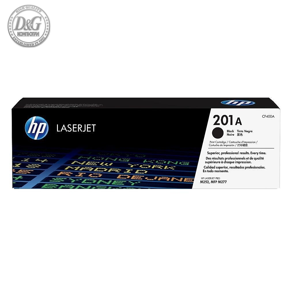 HP 201A Black Original LaserJet Toner Cartridge (CF400A)