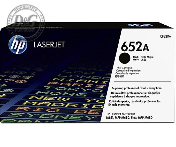 HP 652A Black Original LaserJet Toner Cartridge