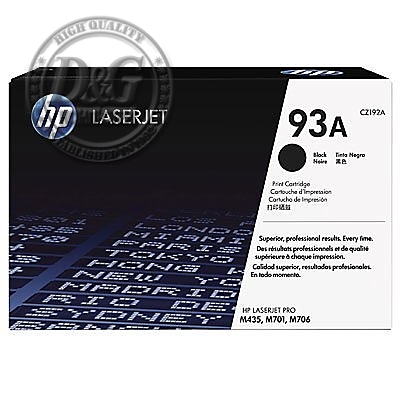 HP 93A Black Original LaserJet Toner Cartridge