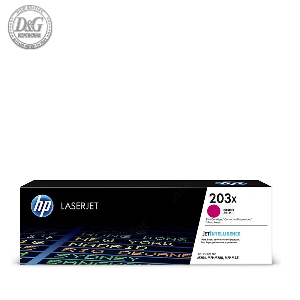 HP 203X Original Magenta LaserJet Toner Cartridge