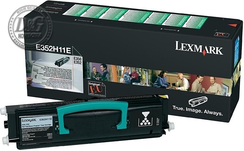 Lexmark E352H11E E352 Return Programme 9K Toner Cartridge