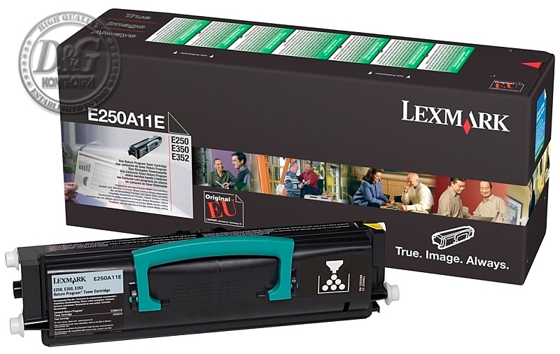 Lexmark E250A11E E250, 350, 352 Return Programme 3.5K Toner Cartridge