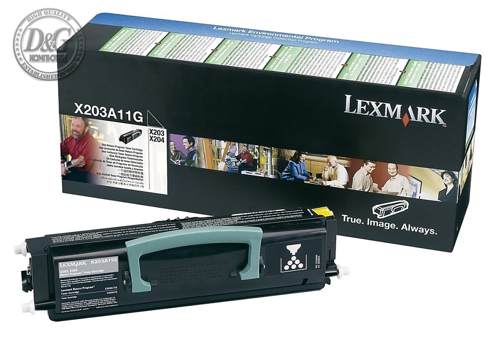 Lexmark X203A11G X203, 204 Return Programme 2.5K Toner Cartridge