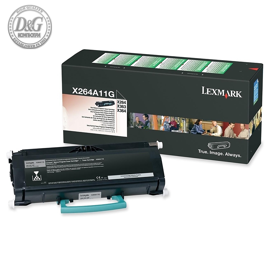 Lexmark X264A11G X264, 363, 364 Return Programme 3.5K Toner Cartridge