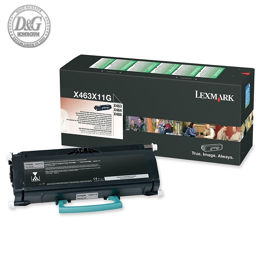 Lexmark X463X11G X463, 464, 466 Return Programme 15K Toner Cartridge