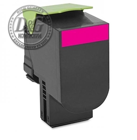 Lexmark 80C2SM0 CX310, 410, 510 Magenta Return Program 2K Toner Cartridge