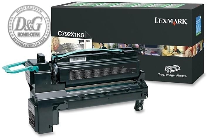 Lexmark C792X1KG C/X792 Black Return Programme 20K Print Cartridge