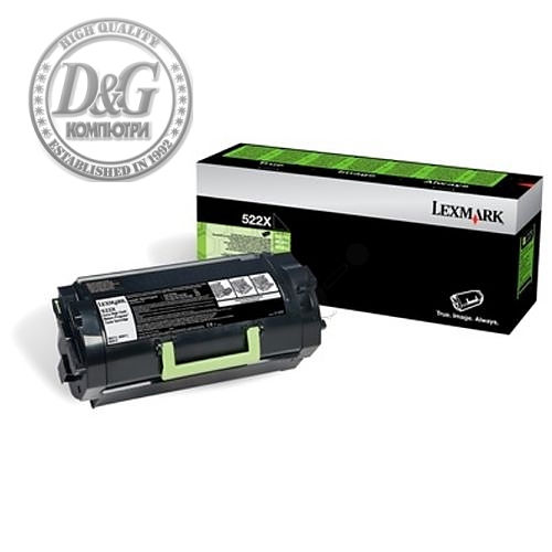 Lexmark 52D2X00 MX810, MS/MX711, 811, 812 Return Programme 45K Toner Cartridge