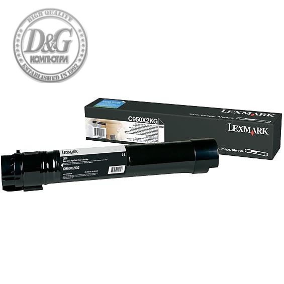 Lexmark C950X2KG C950 Black 32K Toner Cartridge