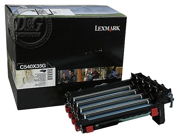 Lexmark C540X35G C54x, X54x 4-Pack 30K Photoconductor Kit