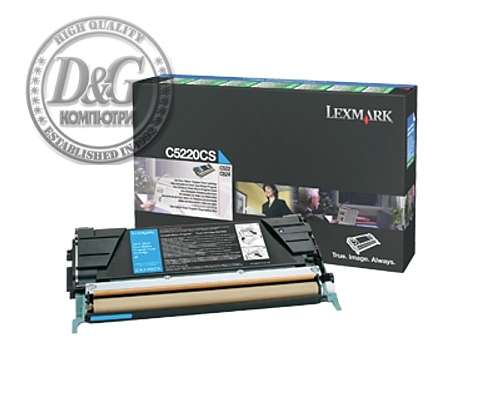 Lexmark C5220CS C522, 524, 530, 532, 534 Cyan Return Programme 3K Toner Cartridge