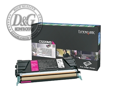 Lexmark C5220MS C522, 524, 530, 532, 534 Magenta Return Programme 3K Toner Cartridge