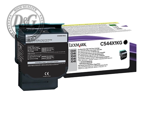 Lexmark C544X1KG C54x, X54x Black Return Programme 6K Toner Cartridge