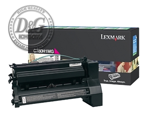 Lexmark C780H1MG C780, C/X782, 782XL Magenta Return Programme 10K Print Cartridge