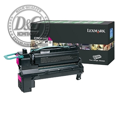 Lexmark C792A1MG C/X792 Magenta Return Programme 6K Print Cartridge