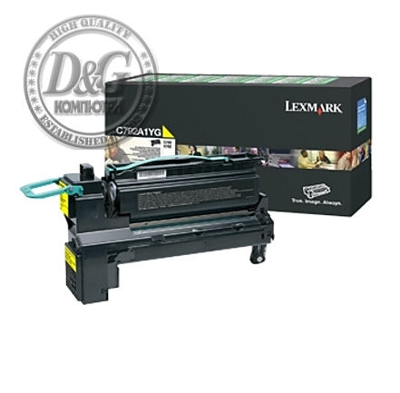 Lexmark C792A1YG C/X792 Yellow Return Programme 6K Print Cartridge