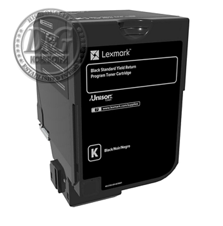 Lexmark 74C2SK0 CS720, CS/CX725 Black Return Programme 7K Toner Cartridge