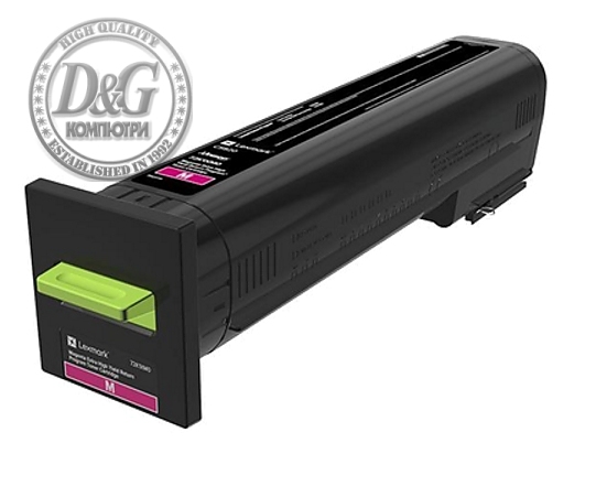 Lexmark 72K2XM0 CS/CX820, CX825, 860 Magenta Return Programme 22K Toner Cartridge