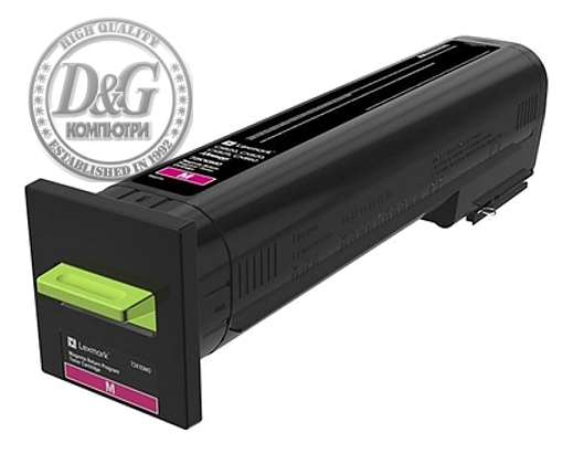 Lexmark 72K20M0 CS/CX820, CX825, 860 Magenta Return Programme 8K Toner Cartridge