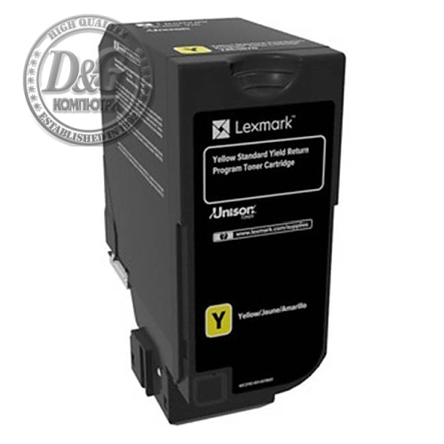 Lexmark 84C2HY0 CX725 Yellow Return Programme 16K Toner Cartridge