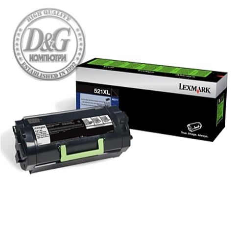 Lexmark 52D2X0L MX810, MS/MX711, 811, 812 Return Programme 45K Label Application Toner Cartridge