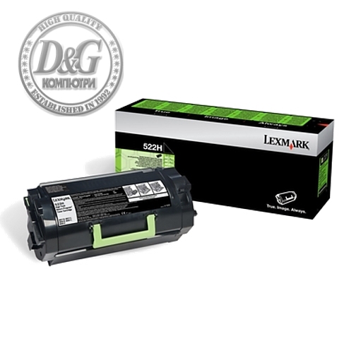 Lexmark 52D2H00 MS/MX710, 711, 810, 811, 812 Return Programme 25K Toner Cartridge