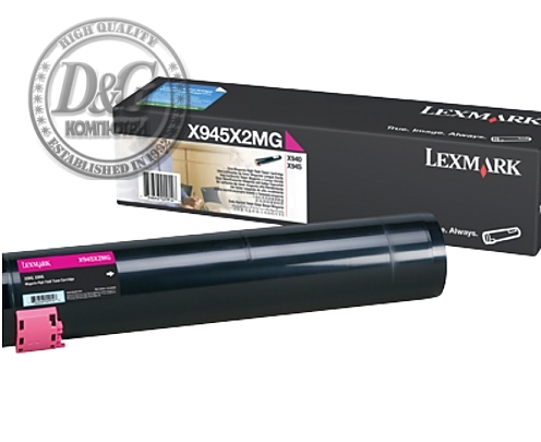 Lexmark X945X2MG X940, 945 Magenta 22K Toner Cartridge