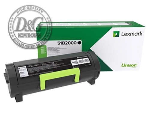 Lexmark 51B2000 MS/MX317, 417, 517, 617 Return Programme 2.5K Toner Cartridge