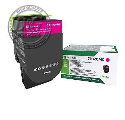 Lexmark 71B20M0 CS/CX317, 417, 517 Magenta Return Programme 2.3K Toner Cartridge