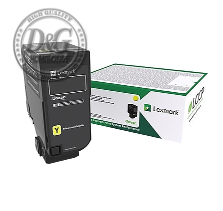 Lexmark 75B20Y0 CS728, CS/CX727 Yellow Return Programme 10K Toner Cartridge