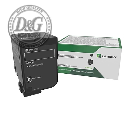 Lexmark 73B20K0 CS/CX827 Black Return Programme 20K Toner Cartridge