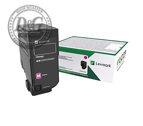 Lexmark 73B20M0 CS/CX827 Magenta Return Programme 15K Toner Cartridge