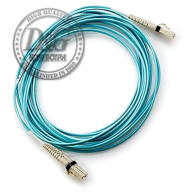 HPE 5m Multi-mode OM3 50/125um LC/LC 8Gb FC and 10GbE Laser-enhanced Cable 1 Pk