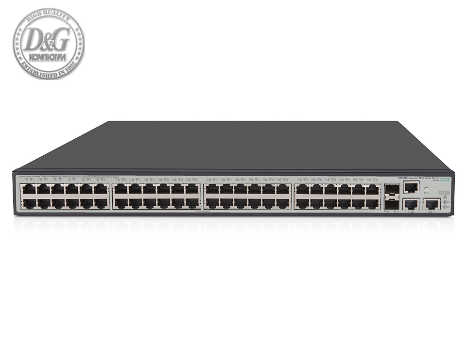 HPE OfficeConnect 1950 48G 2SFP+ 2XGT PoE+ Switch