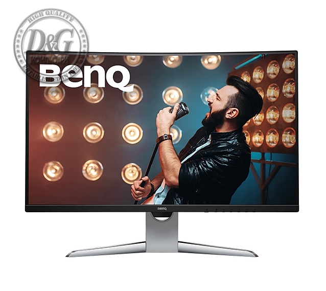 BenQ EX3203R, 31,5" VA, 144Hz, 4ms, QHD 2560x1440, Curved LED 1800R, FreeSync2, 90% DCI-P3, Display HDR 400, Eye-Care, Flicker-free, LBL, B.I.+, 3000:1, 20M:1 DCR, 400 cd/m2, 8bit, HDMI x2, DP, USB Type-C, USB 3.1, Height Adj., Tilt, Gray