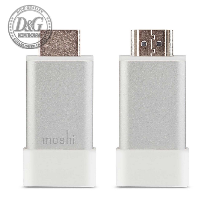 Moshi HDMI to VGA Adapter, with Audio jack, Silver