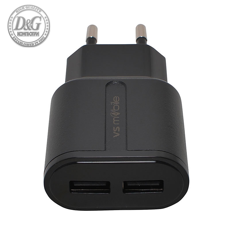 VS Mobile 2xUSB+MicroUSBcable TC24AUWMU 40105