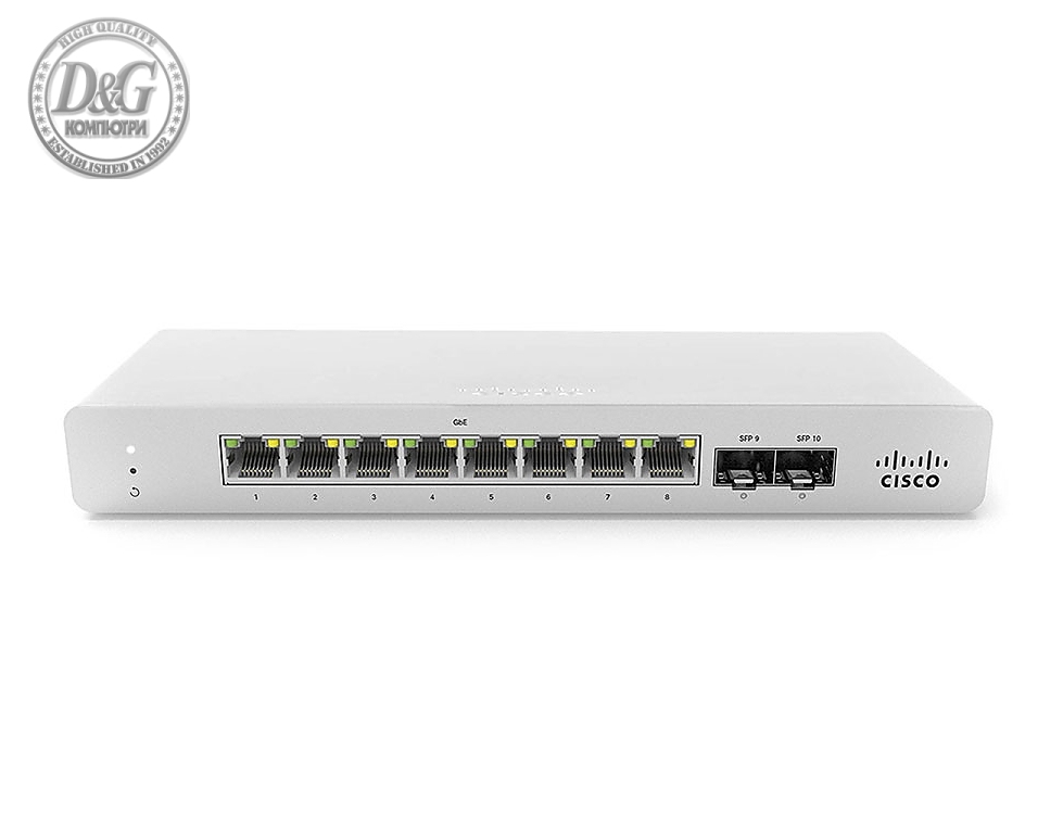 Cisco Meraki MS120-8 1G L2 Cloud Managed 8x GigE Switch