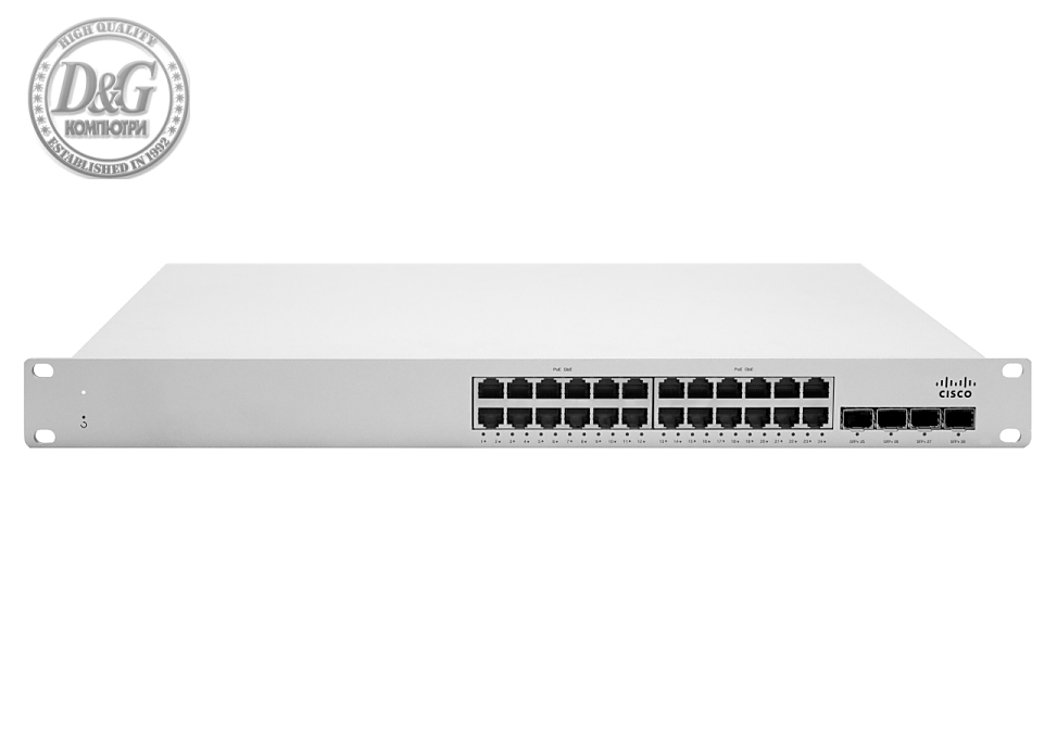 Cisco Meraki MS225-24 L2 Stck Cld-Mngd 24x GigE Switch