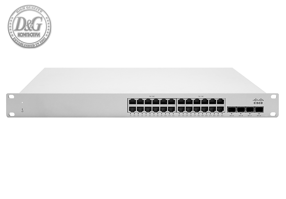 Cisco Meraki MS250-24 L3 Stck Cld-Mngd 24x GigE Switch