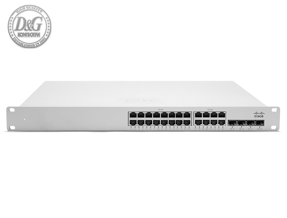 Cisco Meraki MS350-24X L3 Stck Cld-Mngd 24xGigE mGig UPOE Switch