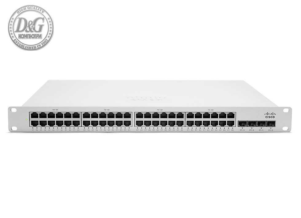 Cisco Meraki MS350-48 L3 Stck Cld-Mngd 48x GigE Switch