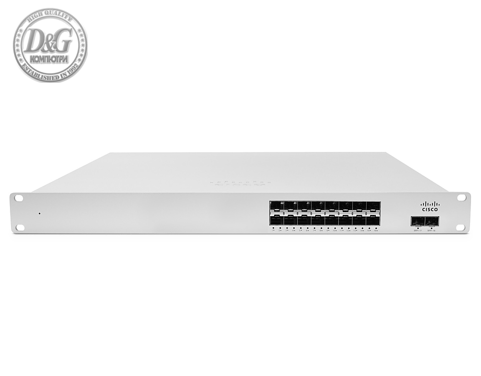 Cisco Meraki MS410-16 Cld-Mngd 16x GigE SFP Switch